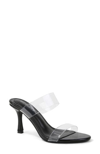 BERNESS Calia Vinyl Slide Sandal in Black at Nordstrom Rack, Size 8.5