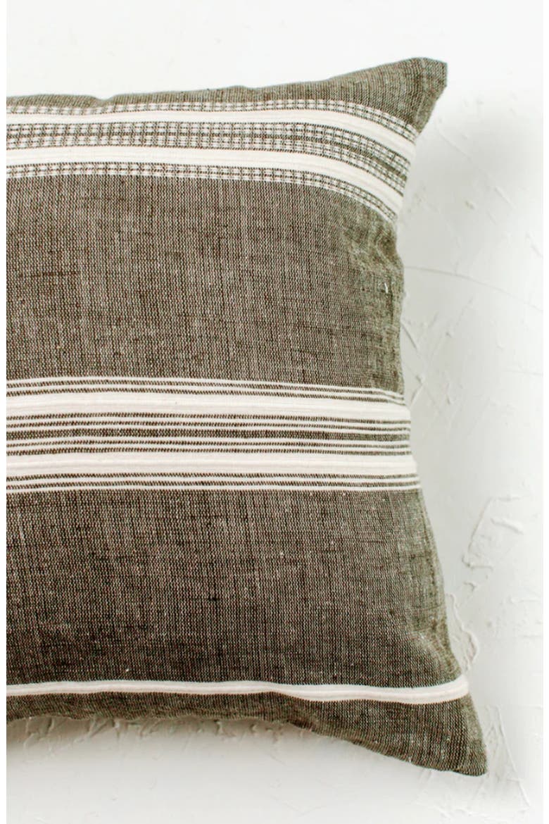 Aden Pillow - Cover Only, Alternate, color, Grey w/ Natural