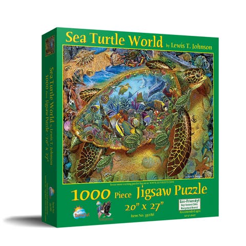 Sea Turtle World 1000 piece Jigsaw Puzzle for Adults