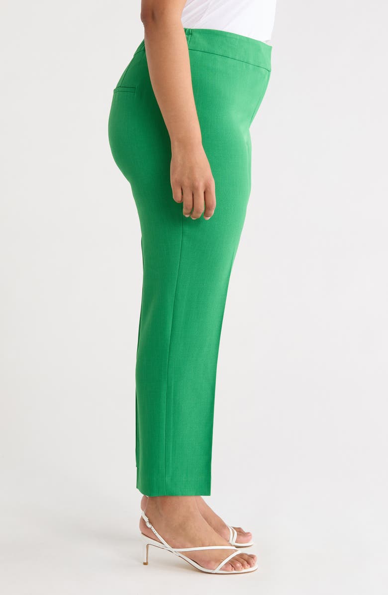 KASPER Ava Straight Leg Pants, Alternate, color, Lush Green