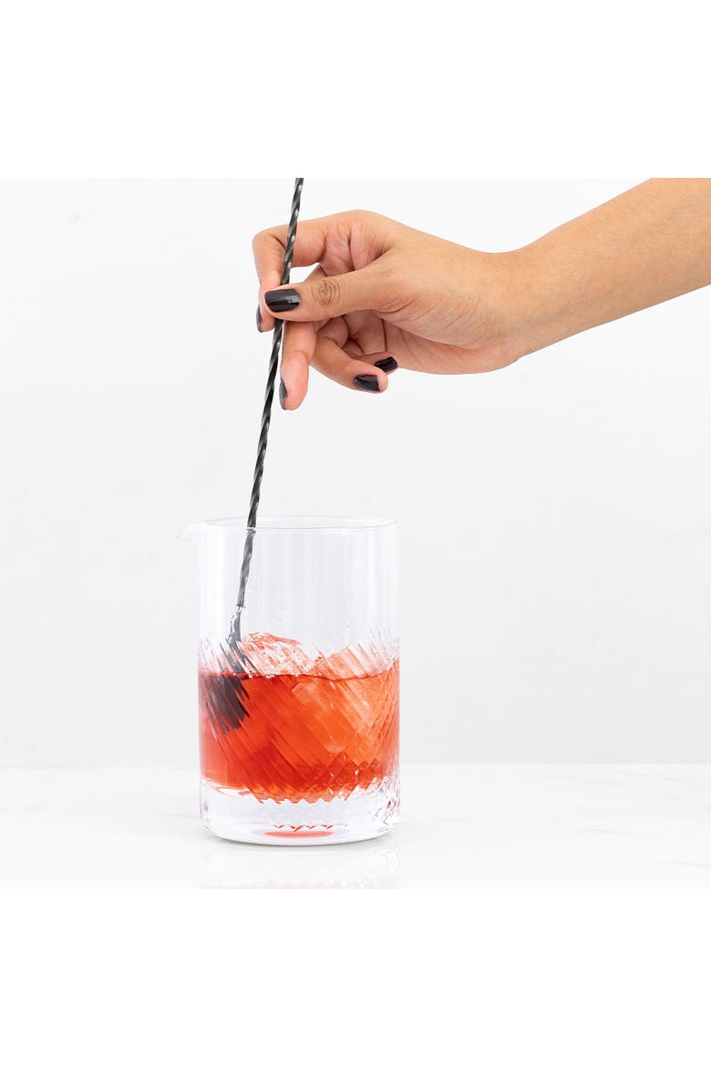 Cocktail Mixing Glass, Deco Style, Main, color, Glass