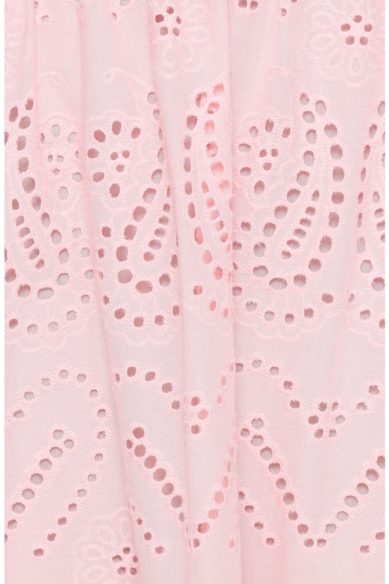 Isabelle Cotton Bow Back Top & Maxi Skirt Set, Alternate, color, PINK