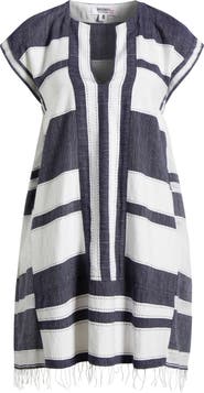 lemlem Elina Cotton Cover-Up Caftan