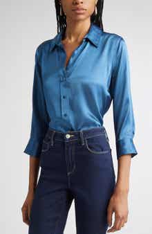 Dani Silk Charmeuse Blouse