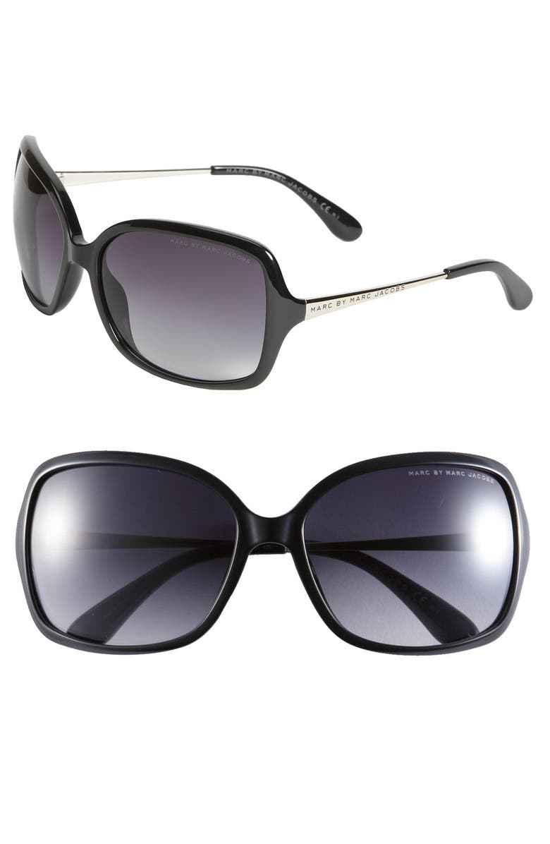 MARC BY MARC JACOBS 59mm Square Sunglasses, Main, color,