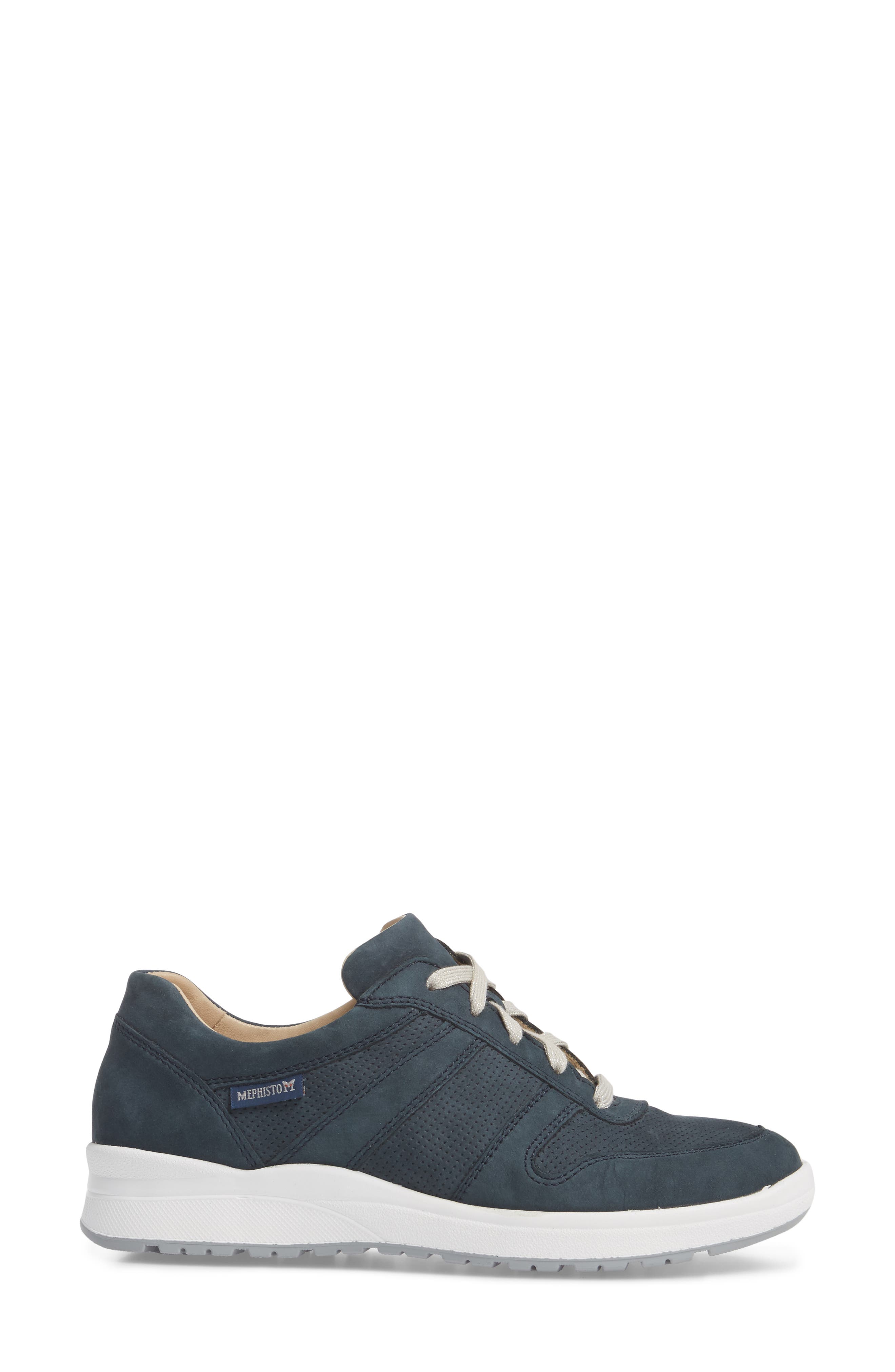Rebecca Perforated Sneaker, Alternate, color, NAVY