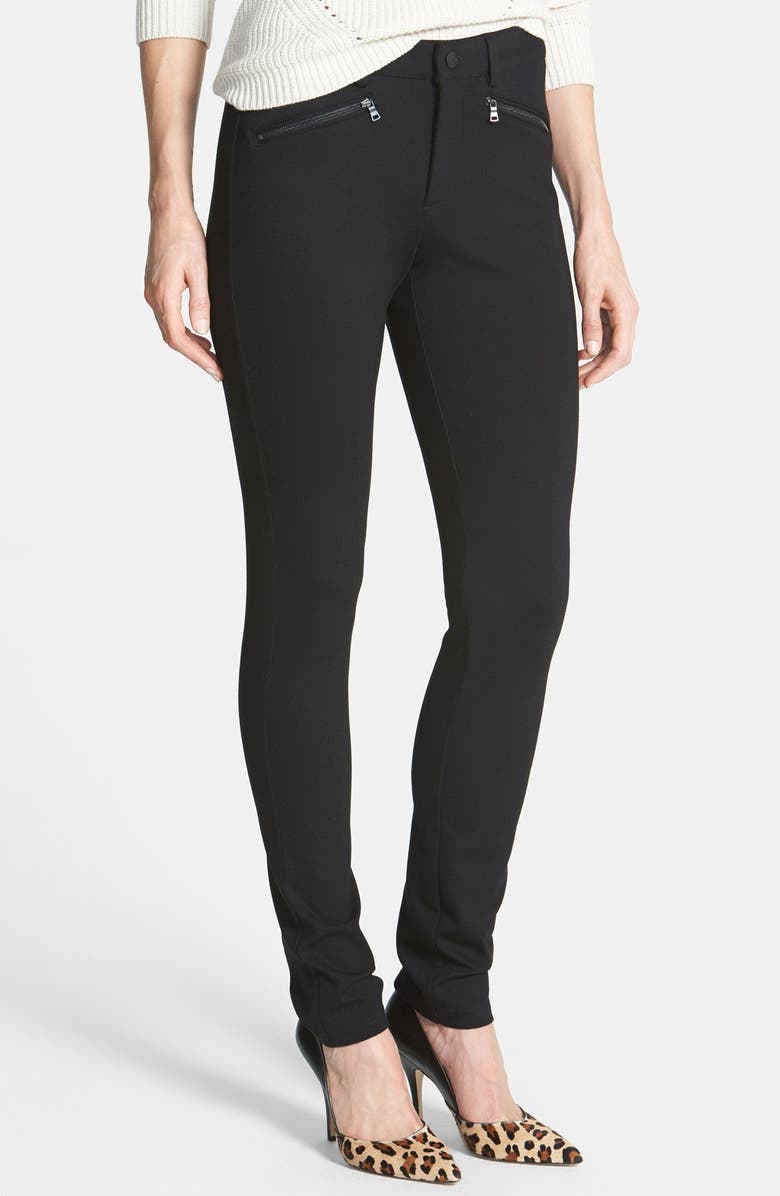 NYDJ 'Ski' Zip Pocket Ponte Knit Pants, Alternate, color,