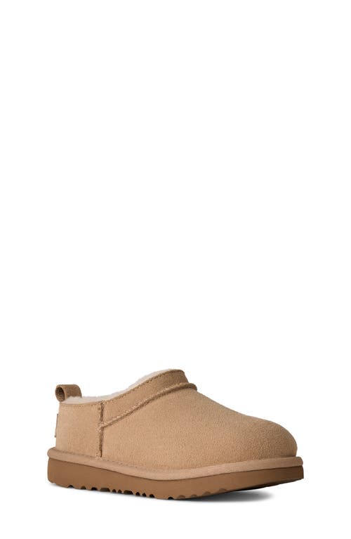 Ugg(r) Kids' Classic Micro Boot In Sand