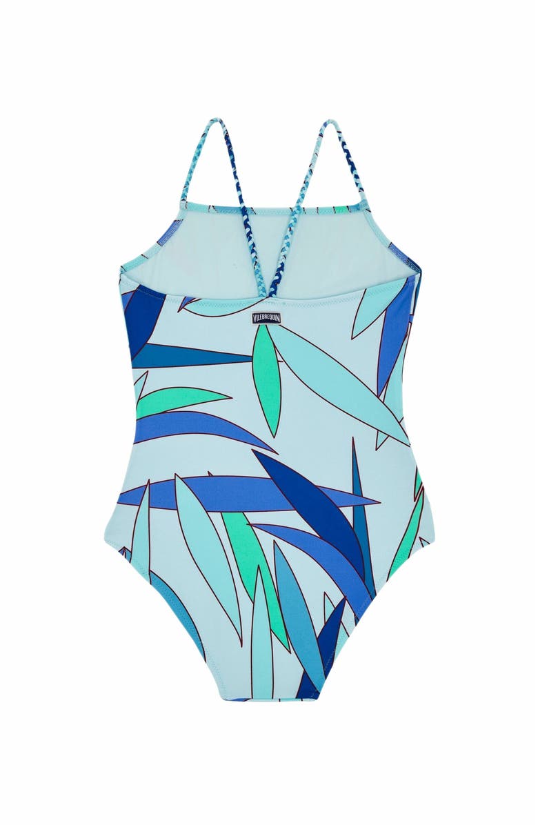 Vilebrequin Kids' Madrague One-Piece Swimsuit, Alternate, color, Thalassa