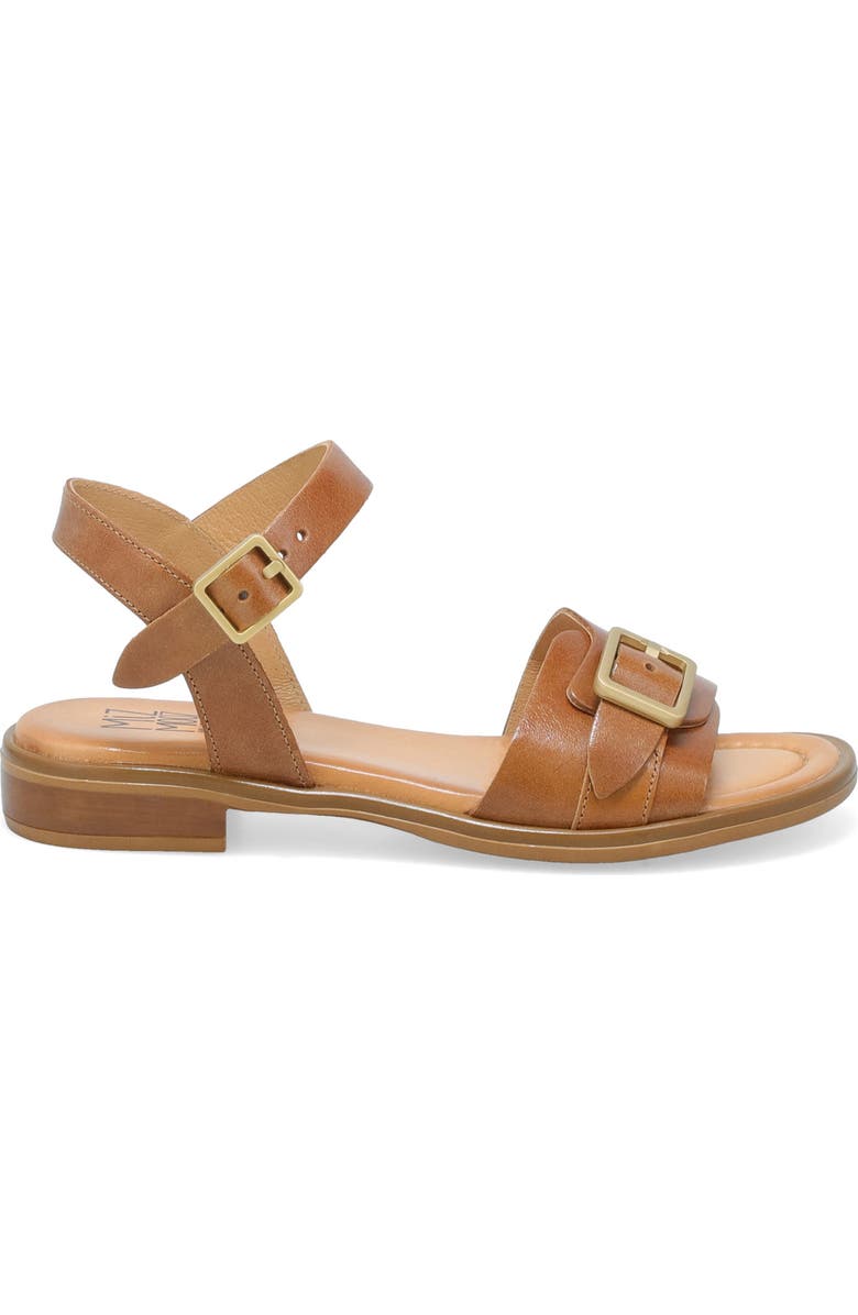 Miz Mooz Symone Ankle Strap Sandal, Alternate, color, Brandy