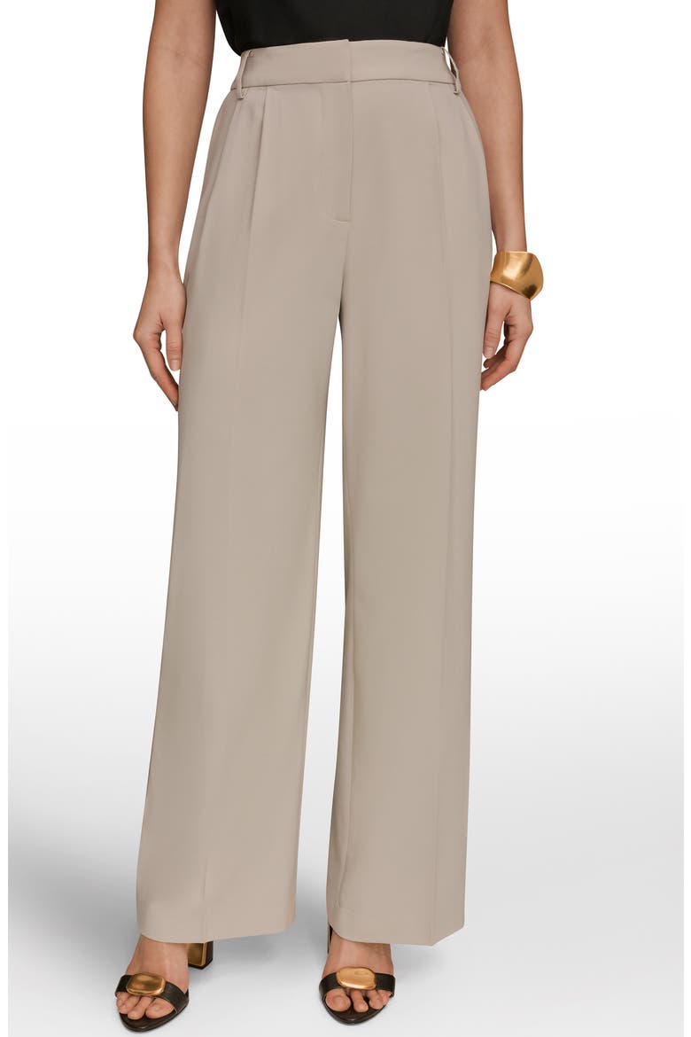 Pleated Wide Leg Pants, Main, color, TUSCAN GREY