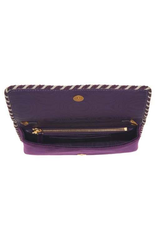 Valentino Garavani Vlogo Signature Velvet Wallet On A Chain