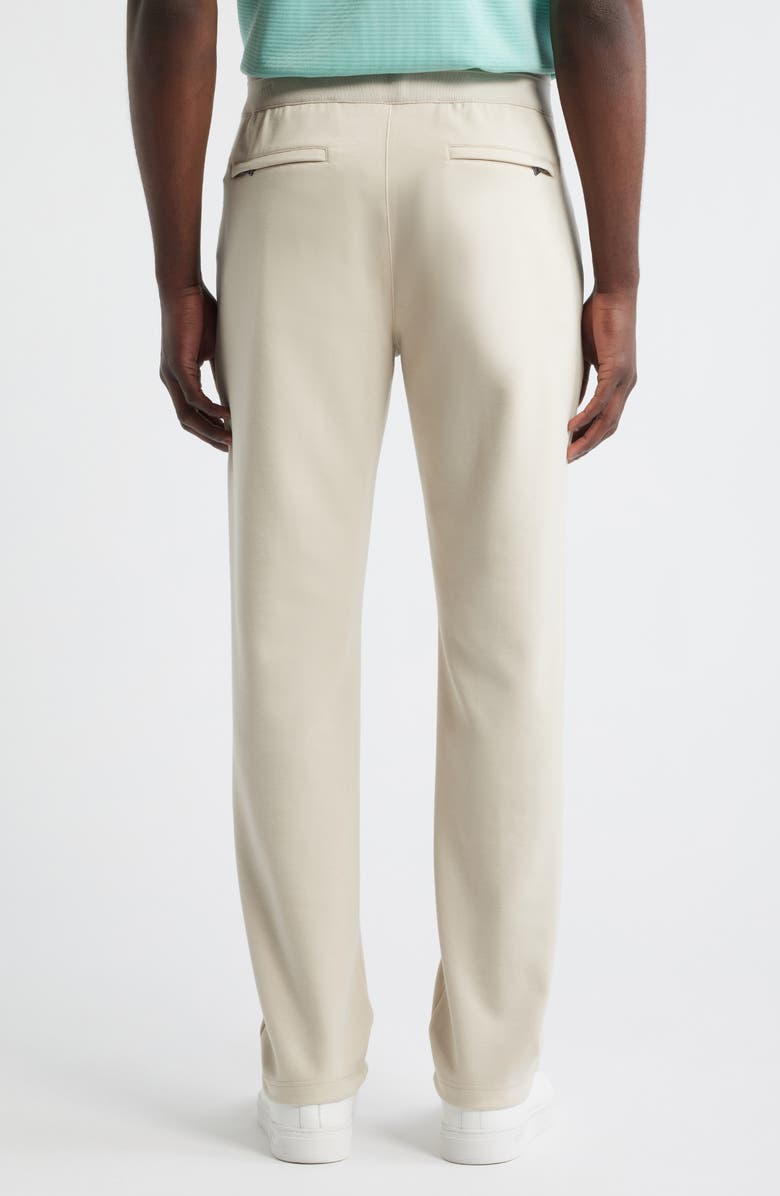 Bugatchi Soft Touch Pintuck Pants, Alternate, color, Almond