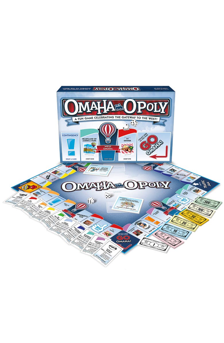 Late for the Sky Omahaopoly Monopoly Board Game, Alternate, color, Multicolored