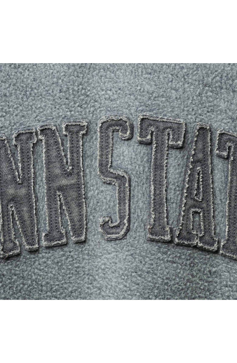 PRESSBOX Women's Pressbox Navy Penn State Nittany Lions Ponchoville Pullover Sweatshirt, Alternate, color, 