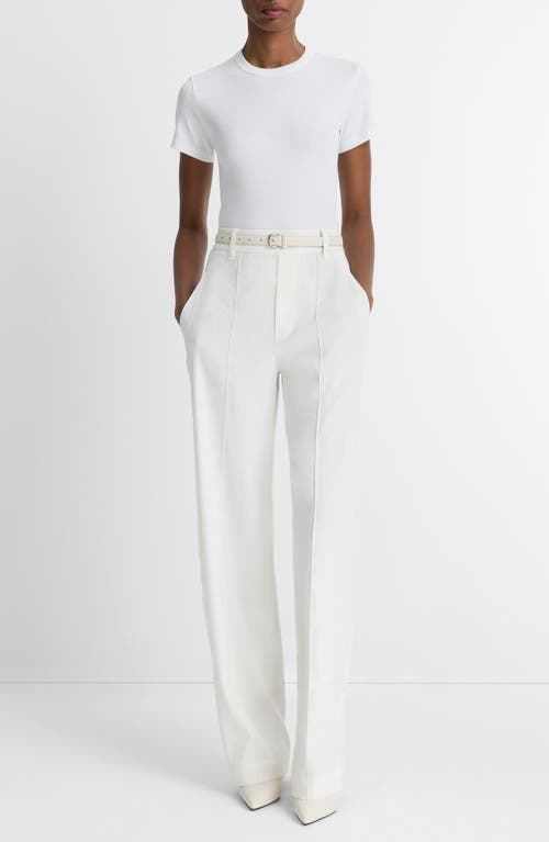 Vince Dropped-shoulder T-shirt In Optic White