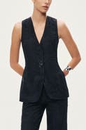 Nocturne Textured Tailored Vest