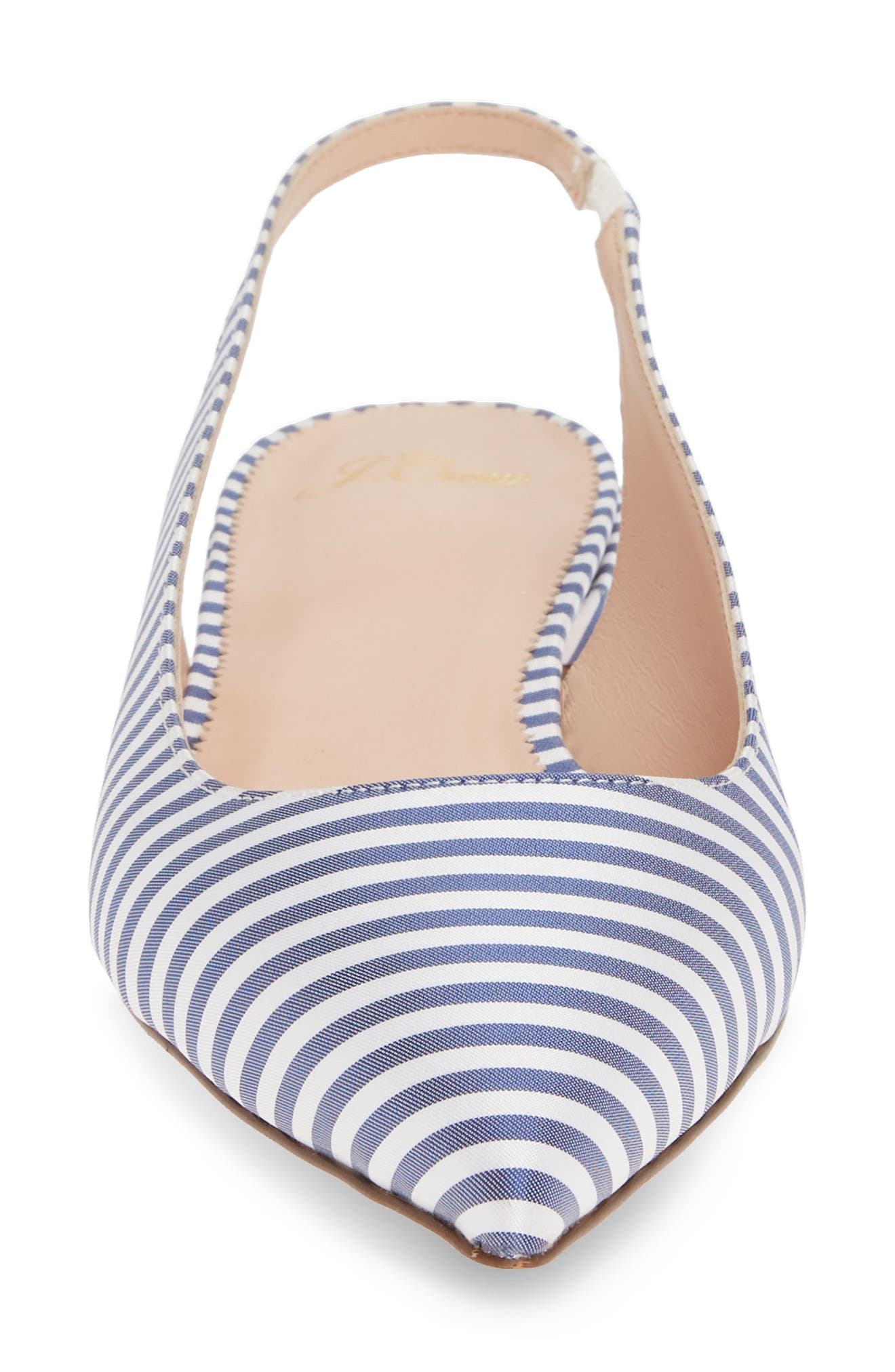 J.Crew Pointy Toe Slingback Flat, Alternate, color, 