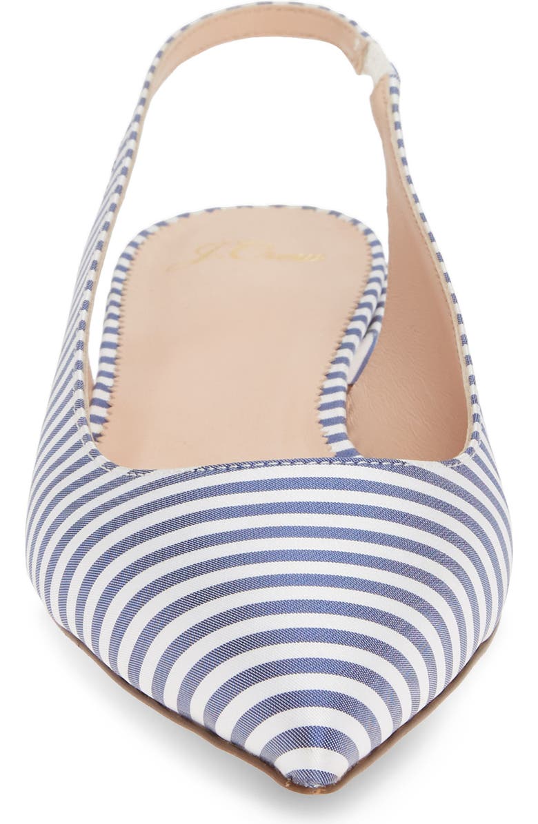 J.Crew Pointy Toe Slingback Flat, Alternate, color,