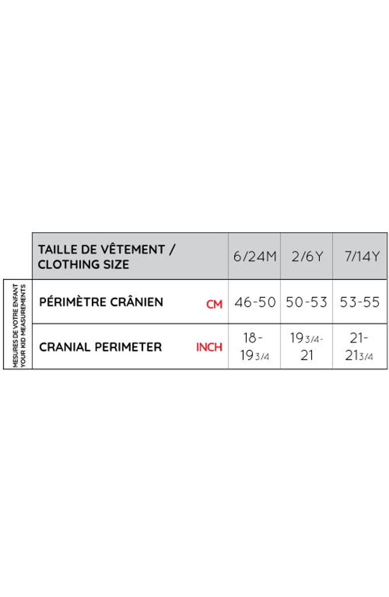 Deux par Deux Baby Girl's Mid-Season Jersey Detachable Pompom Hat Black Printed Roses, Alternate, color,