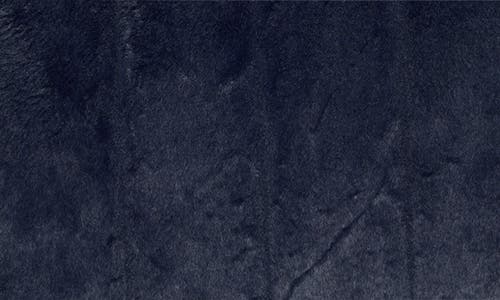 Karl Lagerfeld Set Of 2 Faux Fur Accent Pillows In Blue