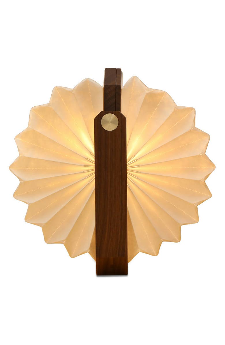 GINGKO Smart Origami Lamp, Alternate, color, Brown/ Ivory