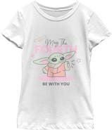 Star Wars: The Mandalorian Girl's Star Wars The Mandalorian Grogu May The Fourth Graphic T-Shirt