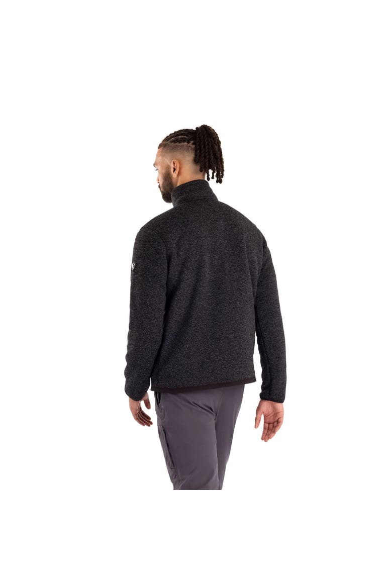 Bramall Fleece Jacket, Alternate, color, Black Marl