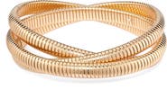 BaubleBar Hello Goldtone Friend Layered Bracelet