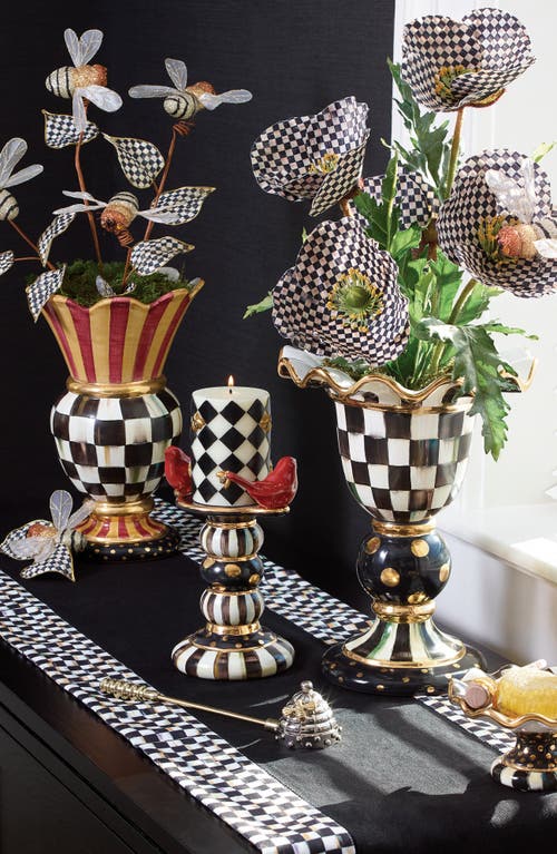 Mackenzie-childs Mackenzie Childs Courtly Check Table Runner