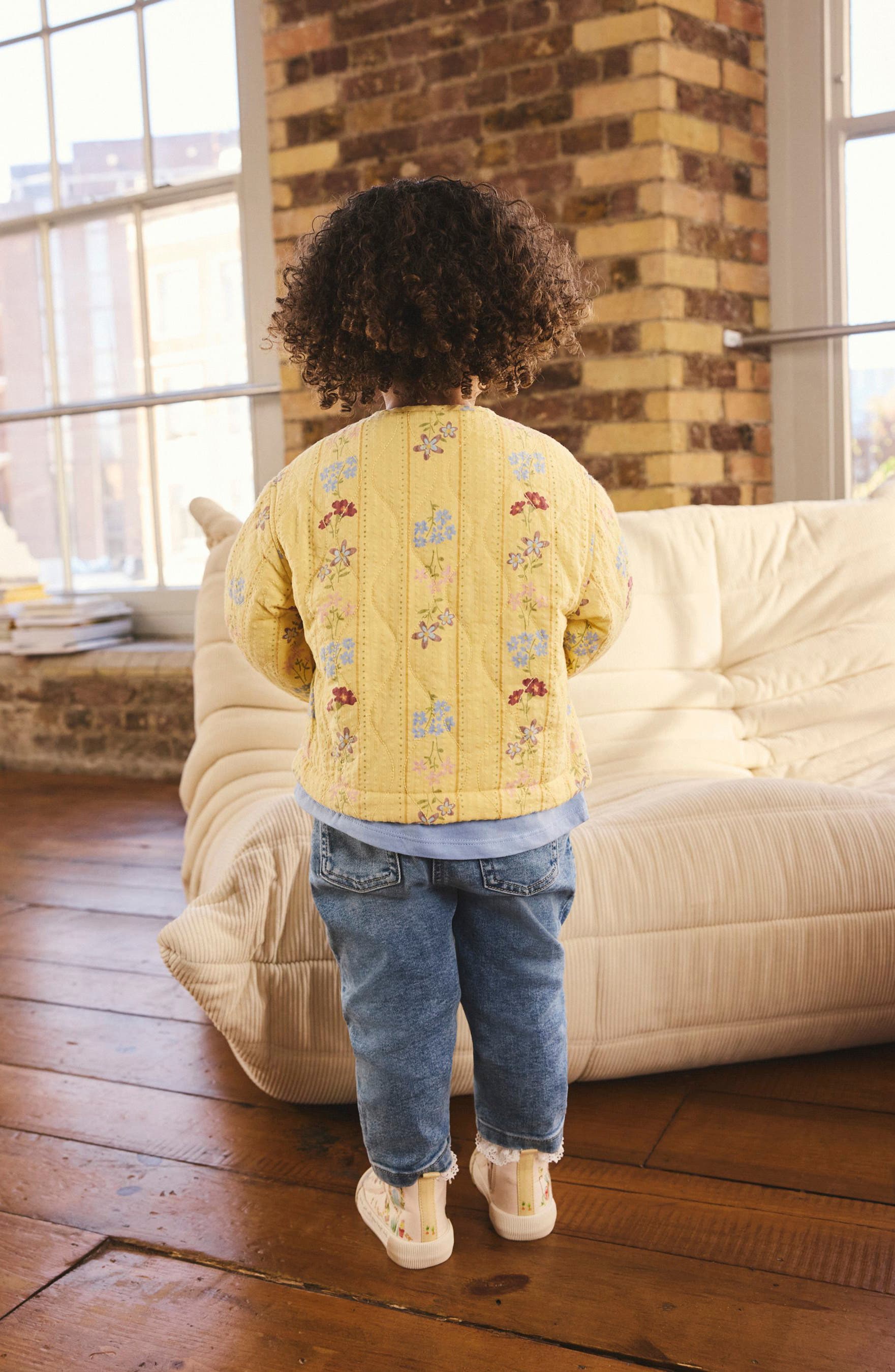 NEXT Kids' Floral Quilted Jacket | Nordstrom