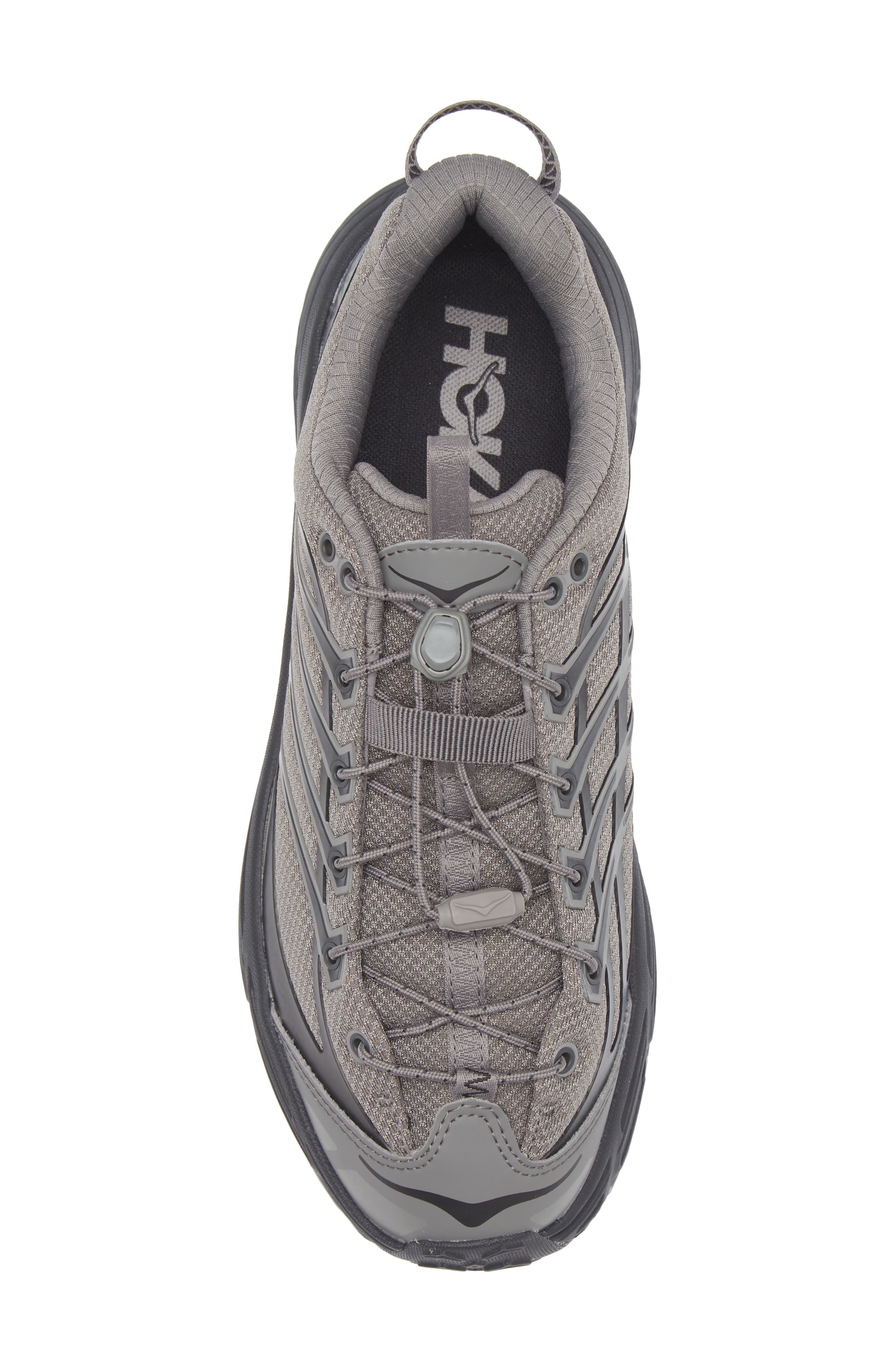 HOKA Mafate Three2 Sneaker, Alternate, color, Gravel / Carbon Black