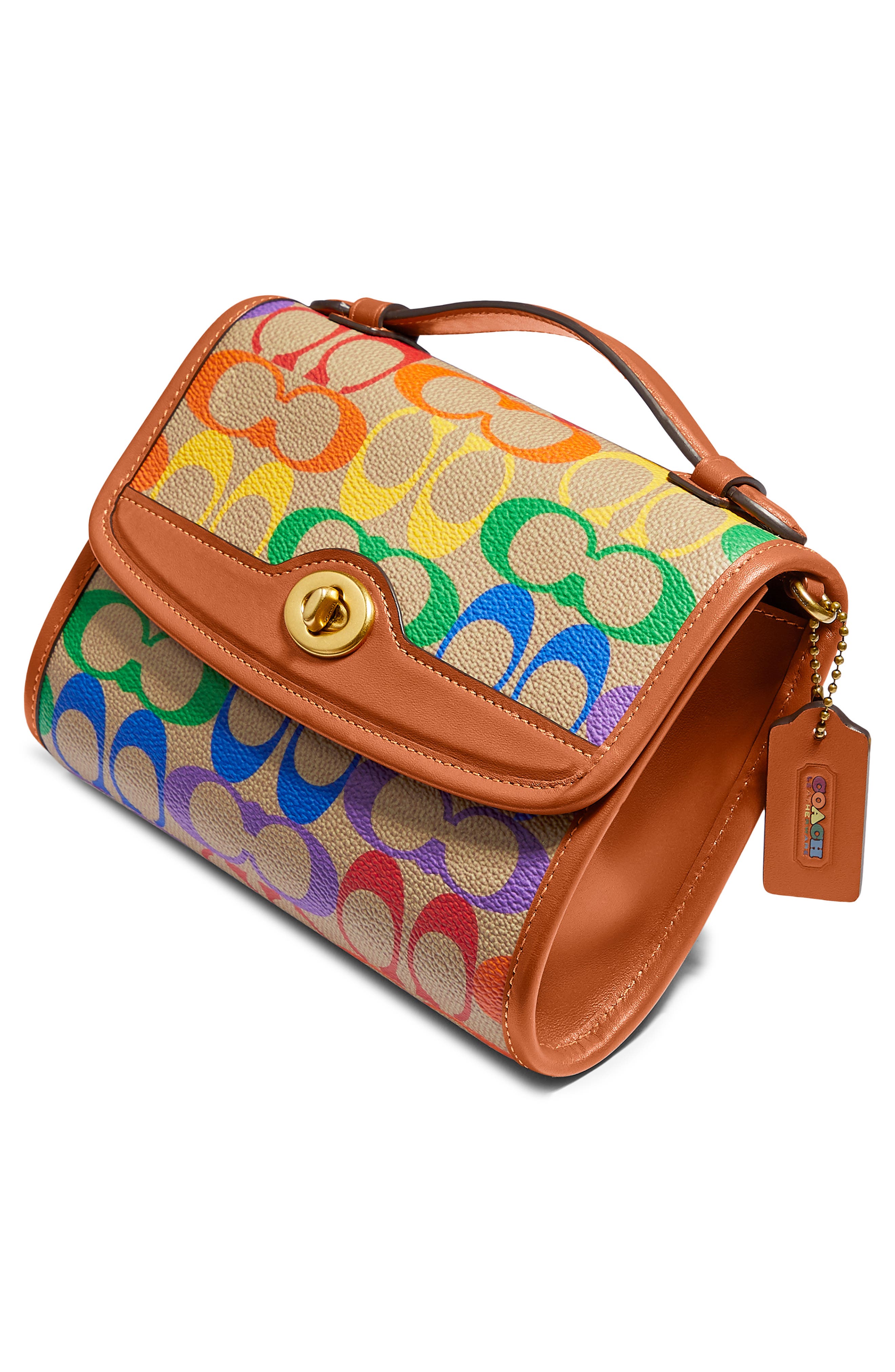 COACH Pride Signature Coated Canvas Crossbody Bag, Alternate, color, 
