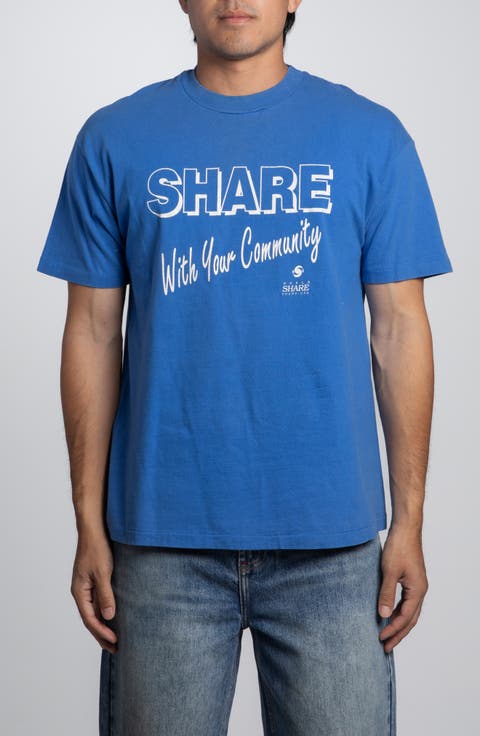 Vintage Share With Your Community Tee
