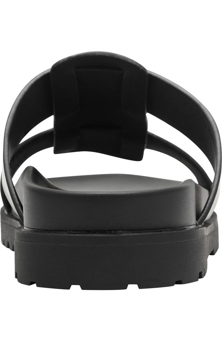 Calvin Klein Rolinde Lug Sole Slide Sandal, Alternate, color, Black