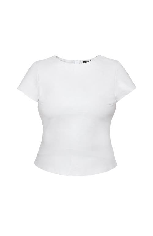 As B Y Df Miller Baby Tee In White