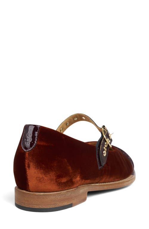 The Office Of Angela Scott Miss Alexa Cap Toe Mary Jane In Brown