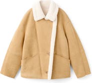 MANGO Faux Shearling Coat