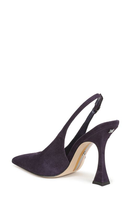 Sam Edelman Odette Pointed Toe Slingback Pump In Purple
