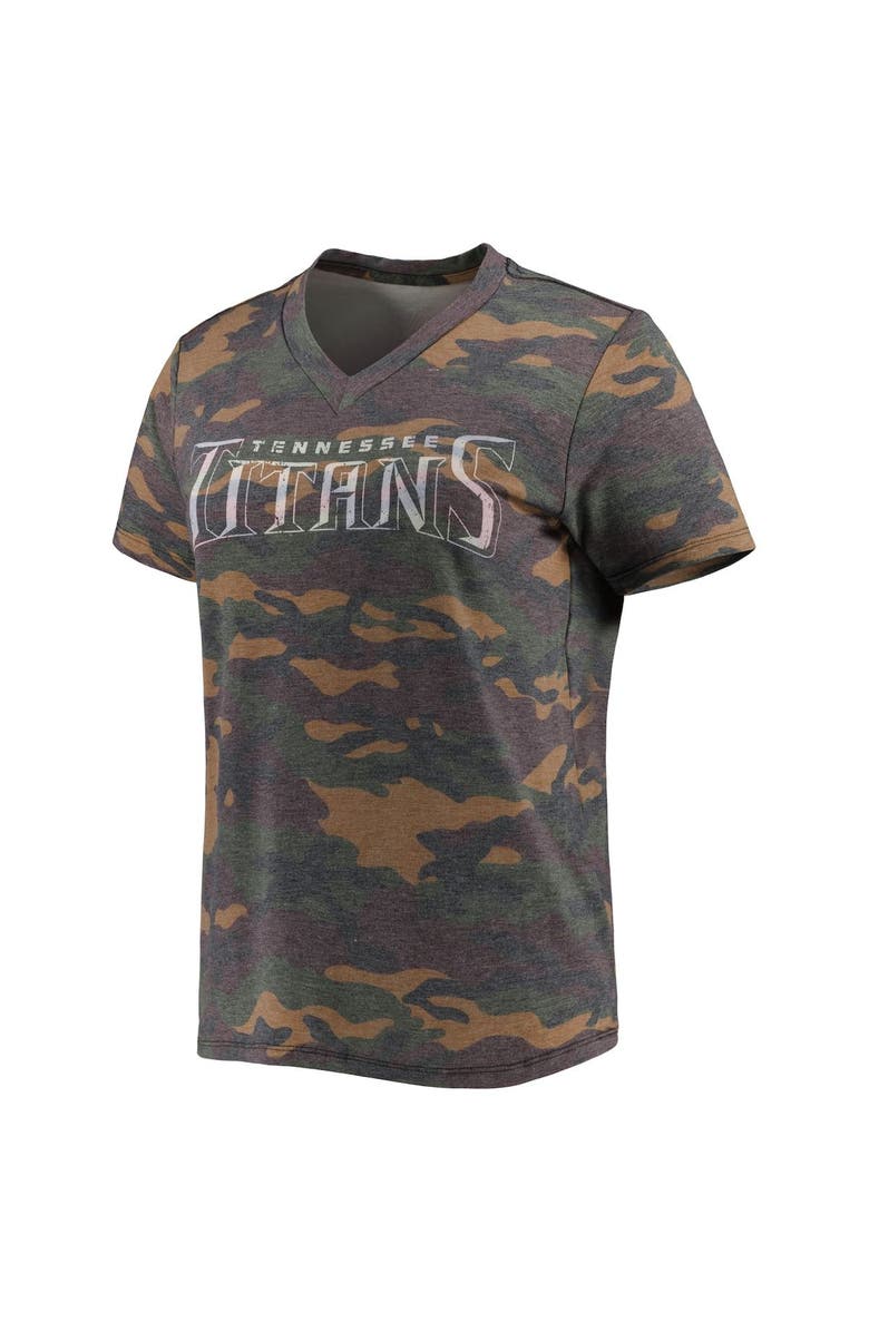 INDUSTRY RAG Women's Majestic Threads Derrick Henry Camo Tennessee Titans Name & Number V-Neck Tri-Blend T-Shirt, Alternate, color, 