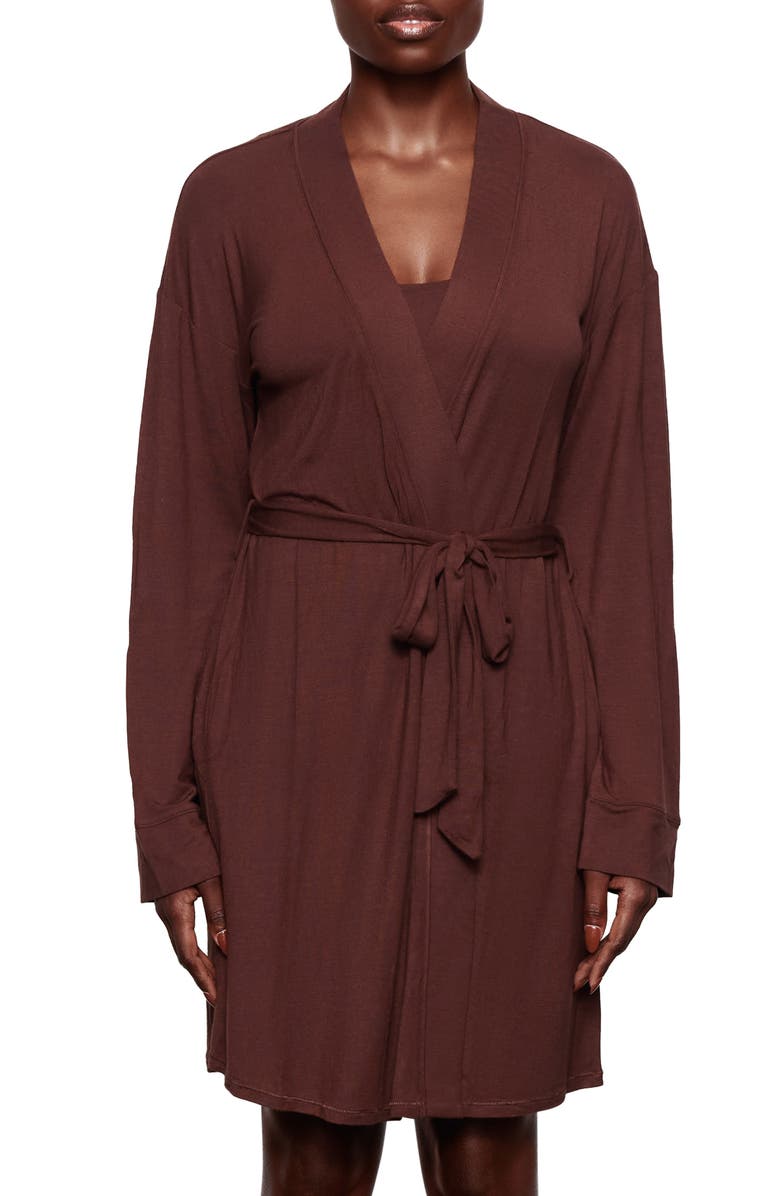 SKIMS 'SKIMS Sleep Short Robe, Main, color,