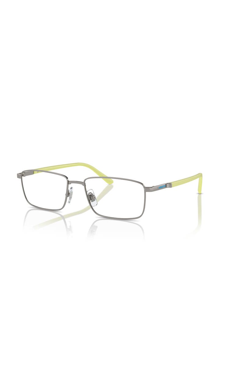 ARNETTE 55mm Rectangle optical glasses, Main, color, Grey