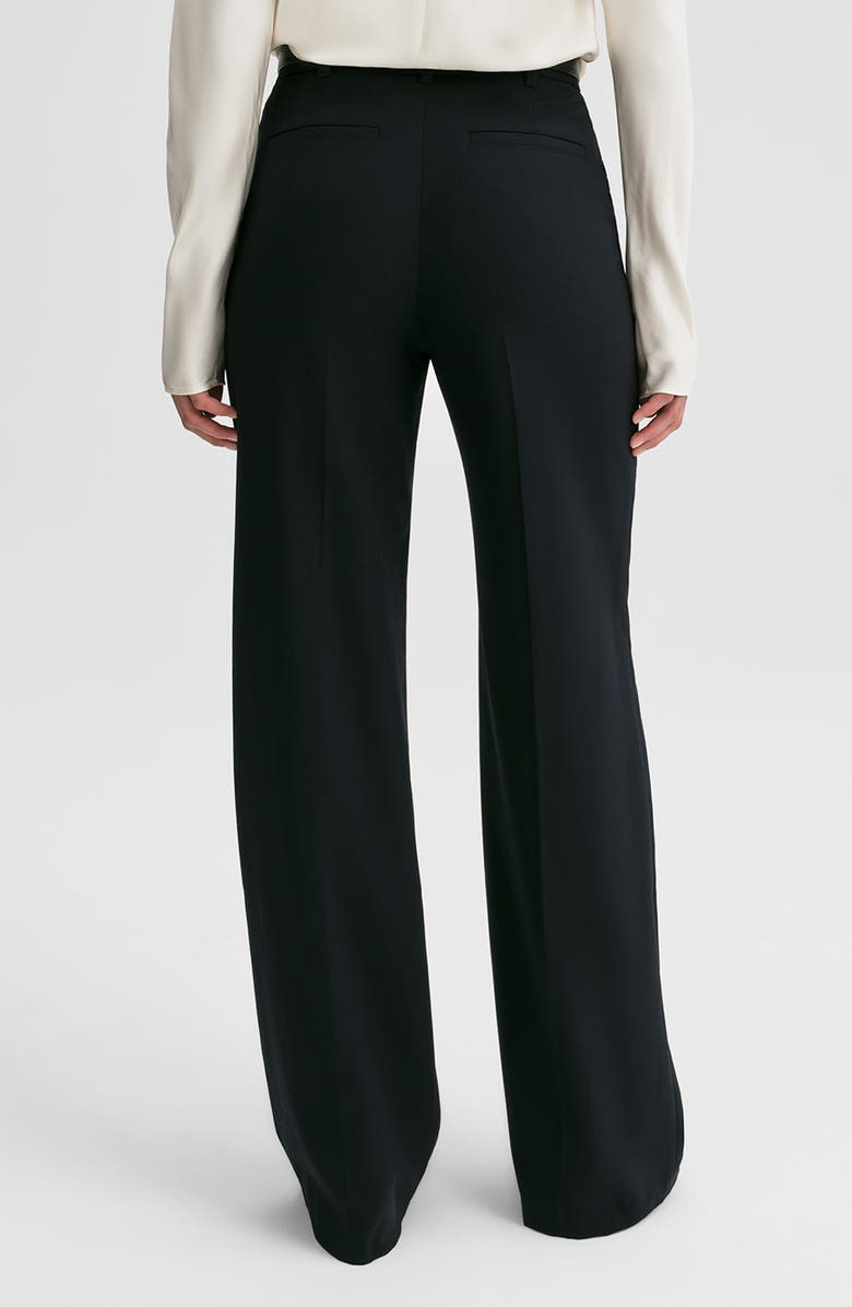 A.L.C. Hirsch Straight Leg Wool Blend Pants, Alternate, color, Black