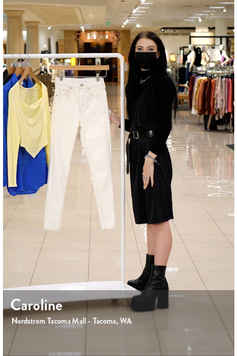 Jamie High Waist Ankle Skinny Jeans video