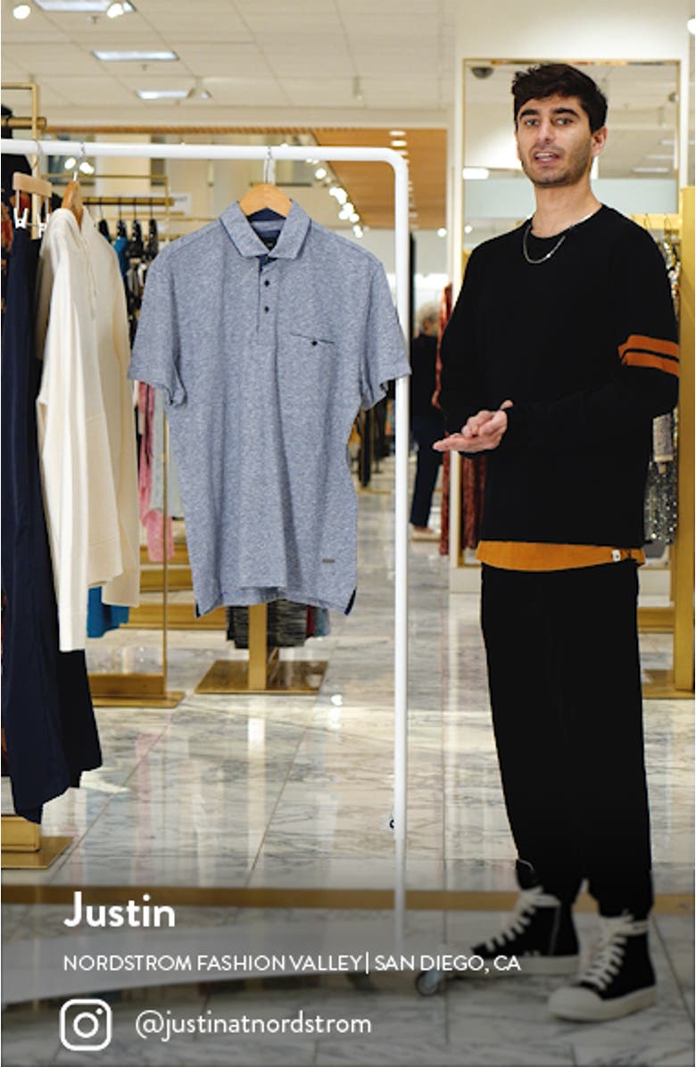 Bolton Stream Short Sleeve Piqué Polo, sales video thumbnail