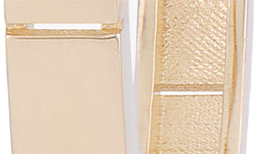 LANA LANA THIN FLASH TILE HOOP EARRINGS