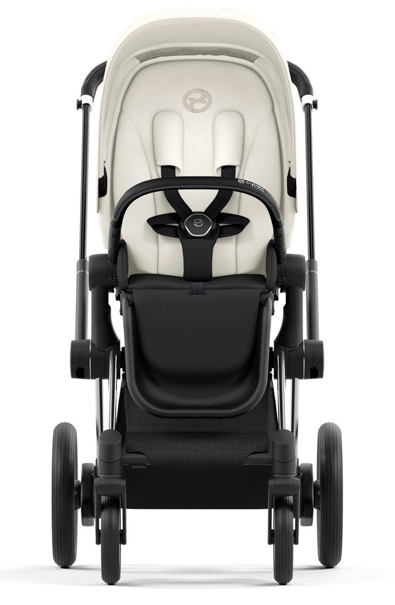 CYBEX e-PRIAM 2 Electronic Smart Stroller, Alternate, color, Off White/ Black