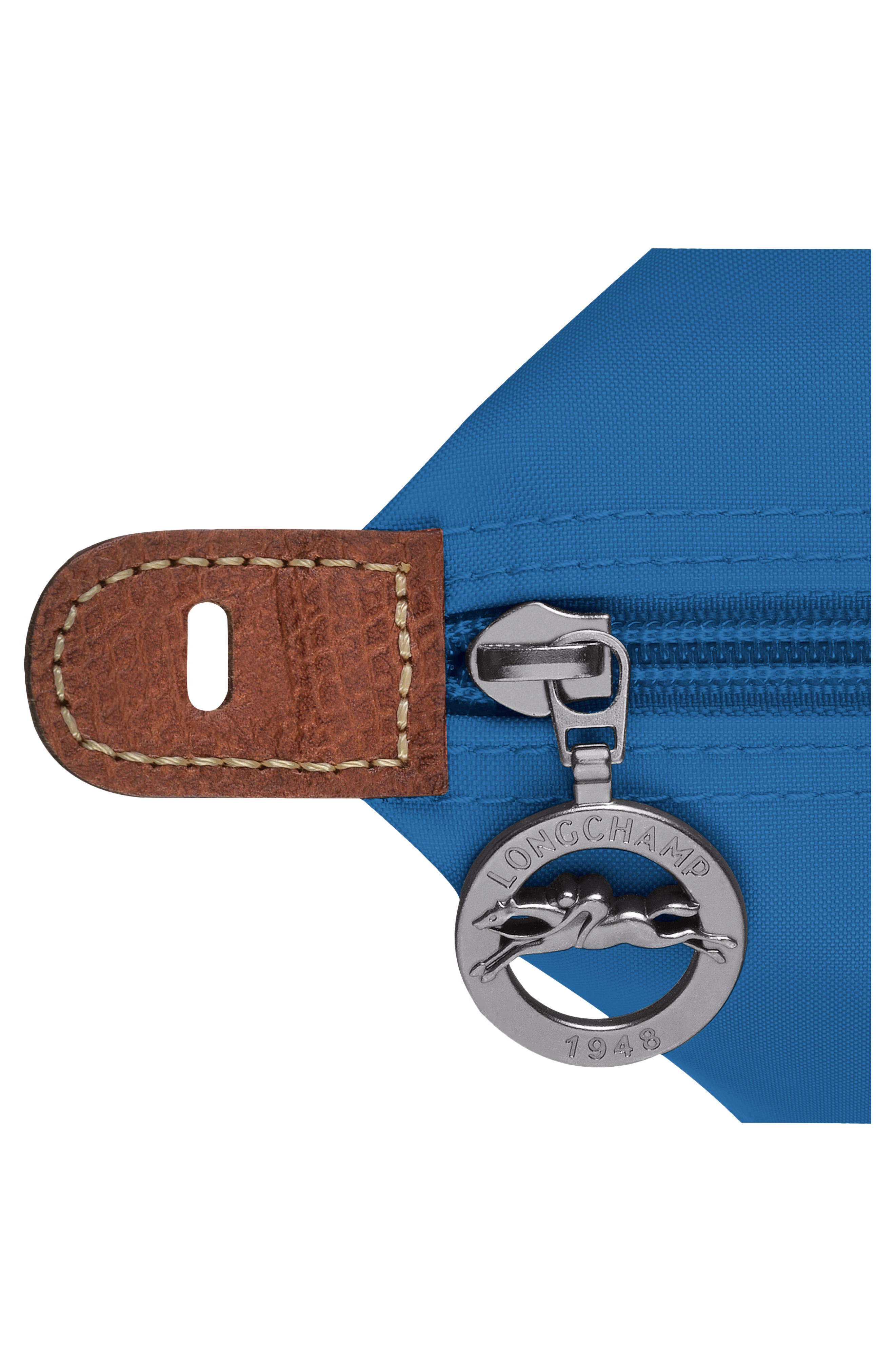 Longchamp Large Le Pliage Green Recycled Canvas Travel Bag, Alternate, color, 