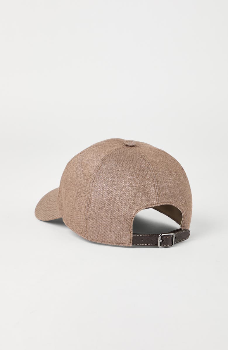 Brunello Cucinelli Baseball cap with logo, Alternate, color, Beige