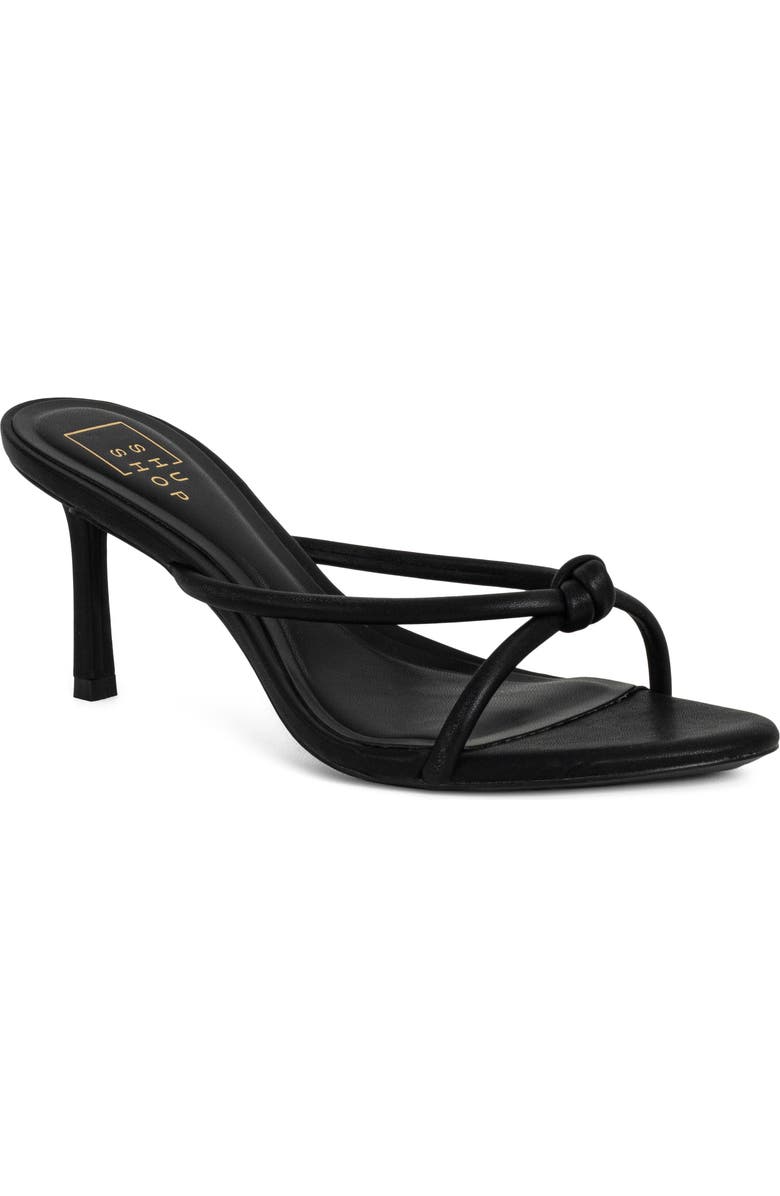 SHUSHOP Heidi Stiletto Sandal, Main, color, Black